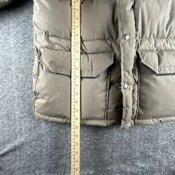 THE NORTH FACE Vintage SIERRA Goose Down Puffer Jacket Mens Sz M Beige NO HOOD - Picture 14 of 14